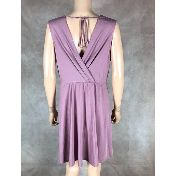 BCBG Pink Surplice Mini Dress NWT Large - Picture 6 of 11